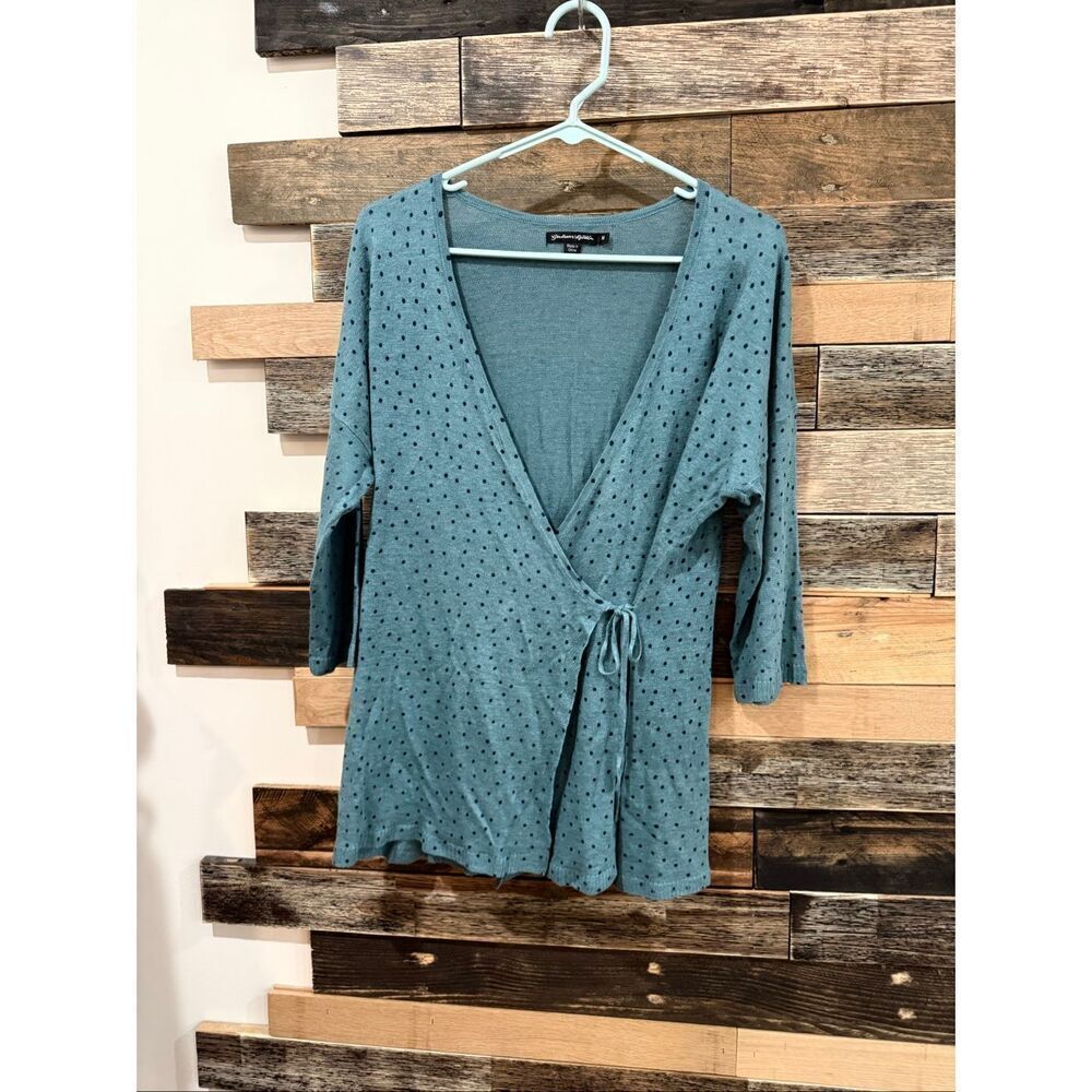 Gudrun Sjoden knit wrap top size Medium